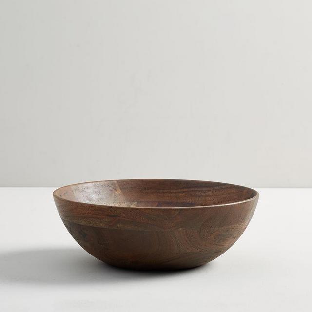 Chateau Acacia Wood Salad Bowl, Small - Brown
