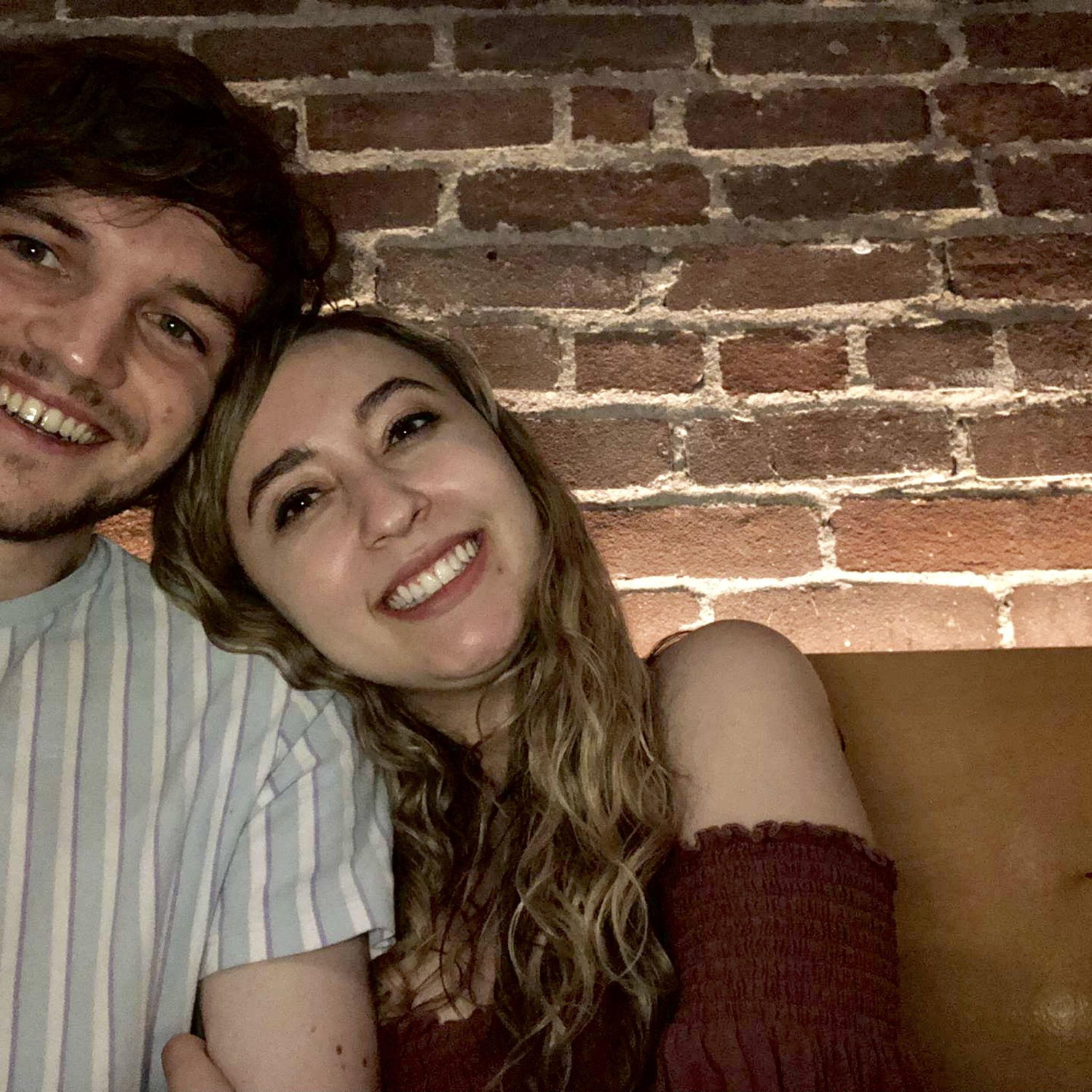 A pic snapped shortly after moving in together in the Arts District, their home for 5 years.