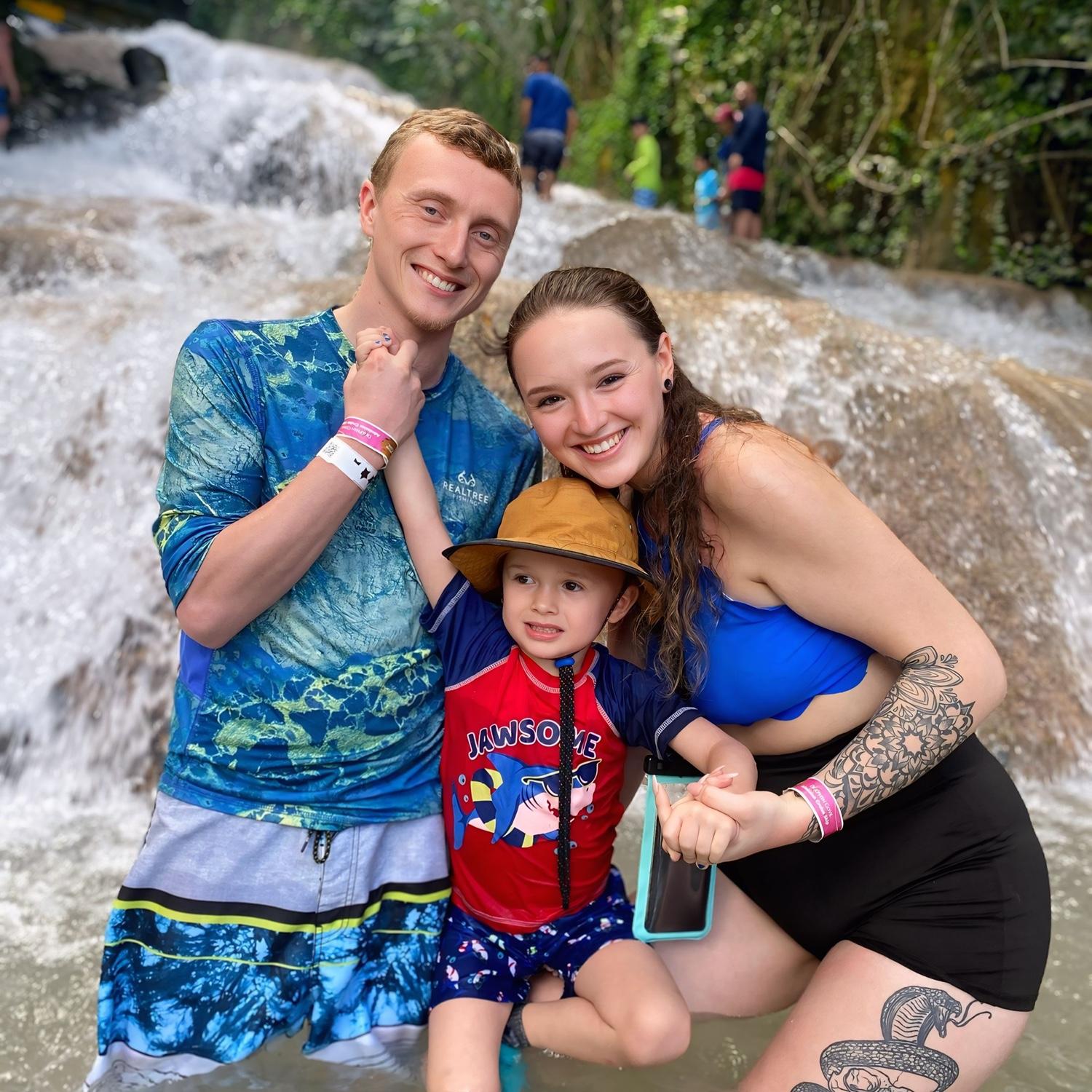 Hike at the falls in Jamaica! (2025)