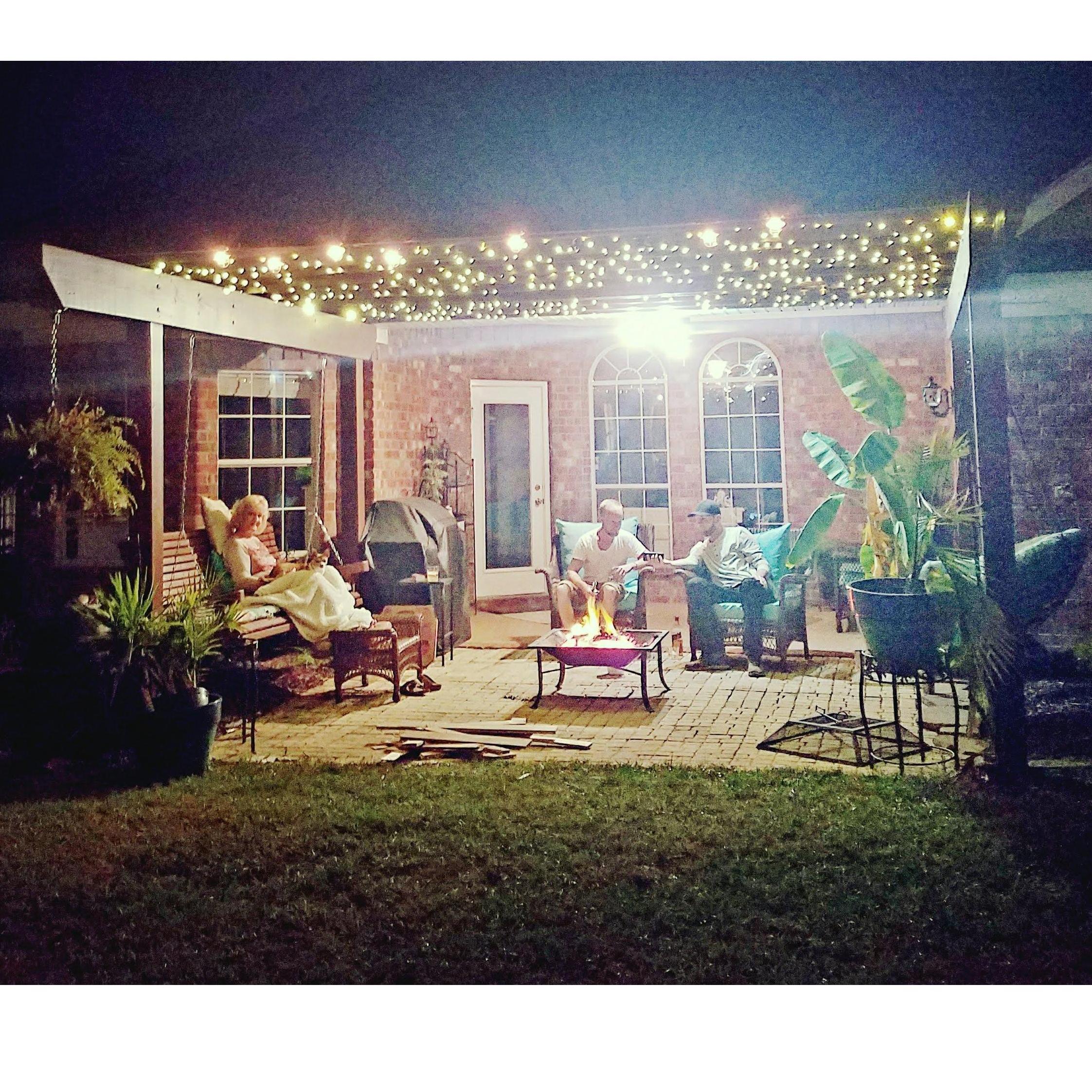 Our little back yard paradise.