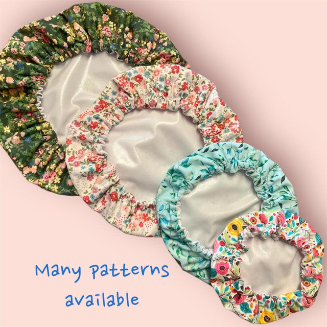 Waterproof Reusable Bowl Covers Cotton/PUL 2 layer set of 4, fits bowls from 4” to 11” diameter, bread proofing, bowl covers