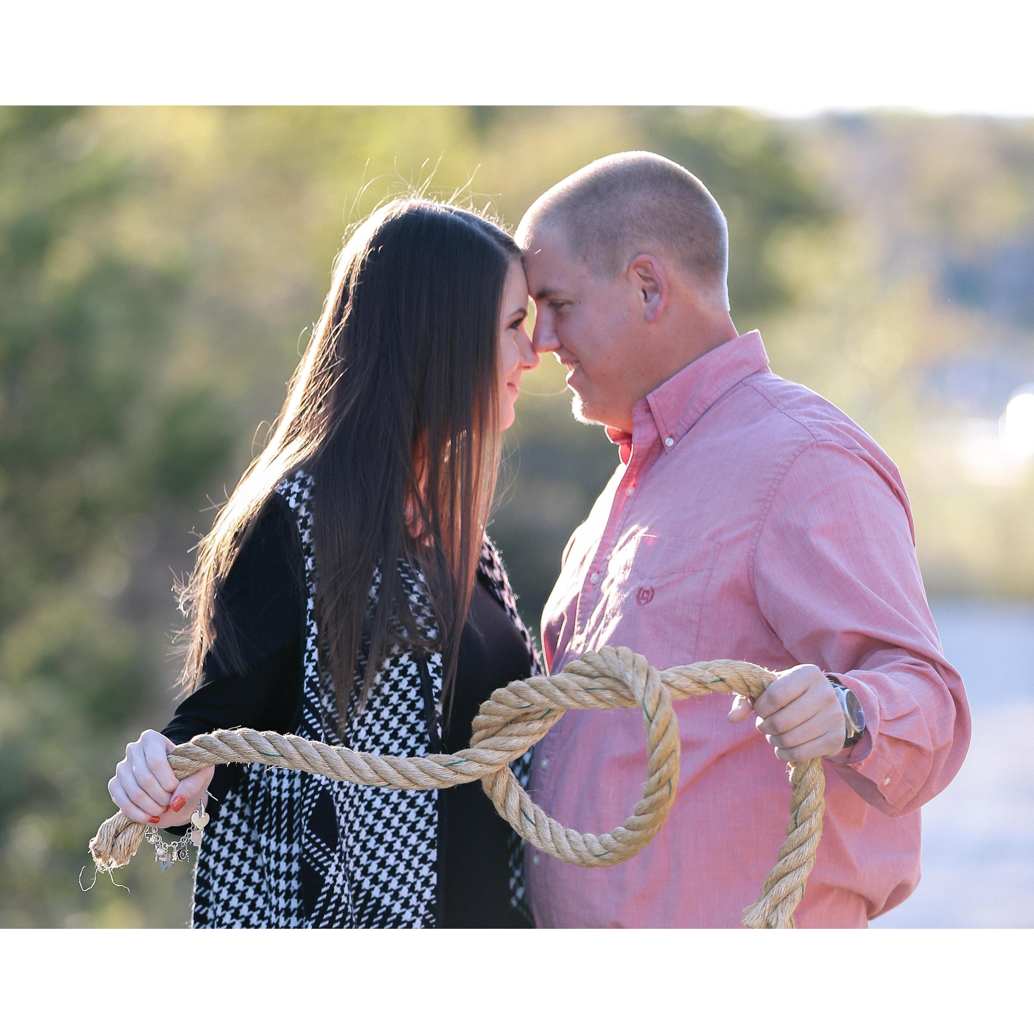 We are excited about tying the knot