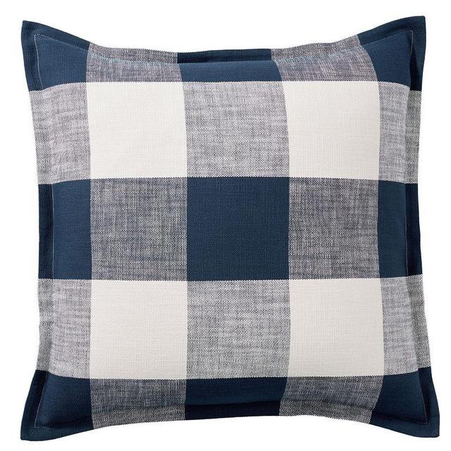 Bryce Buffalo Check Sham, Euro, Navy
