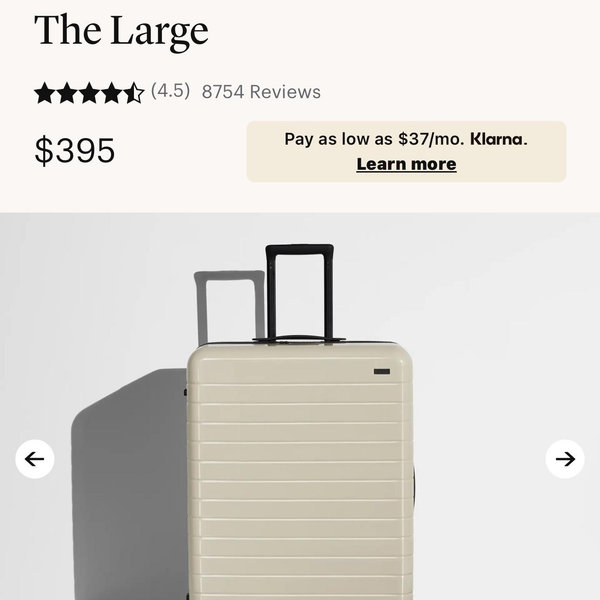 Shop Large Suitcases & Checked Suitcases | Away