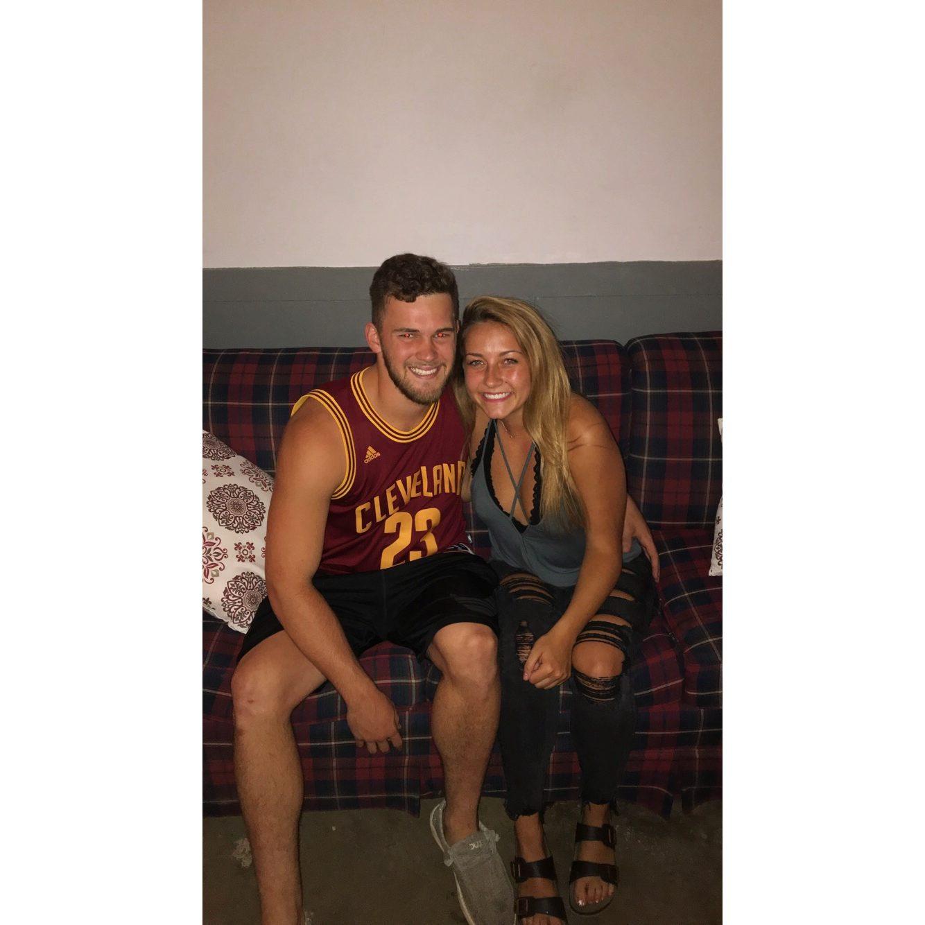 Our first official dating photo!