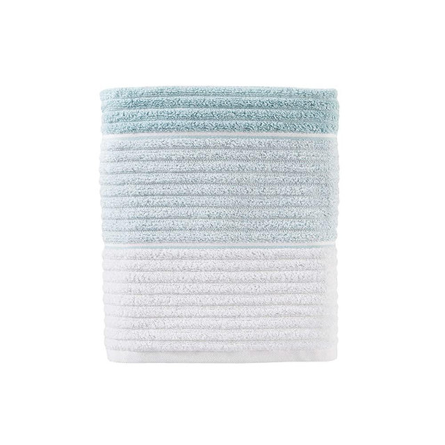 SKL Home by Saturday Knight Ltd. Planet Ombre 100% Turkish Cotton Bath Towel, Aqua