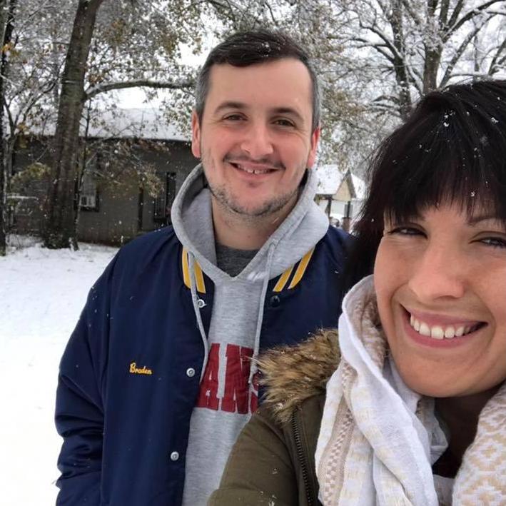 Our first magical snow day!