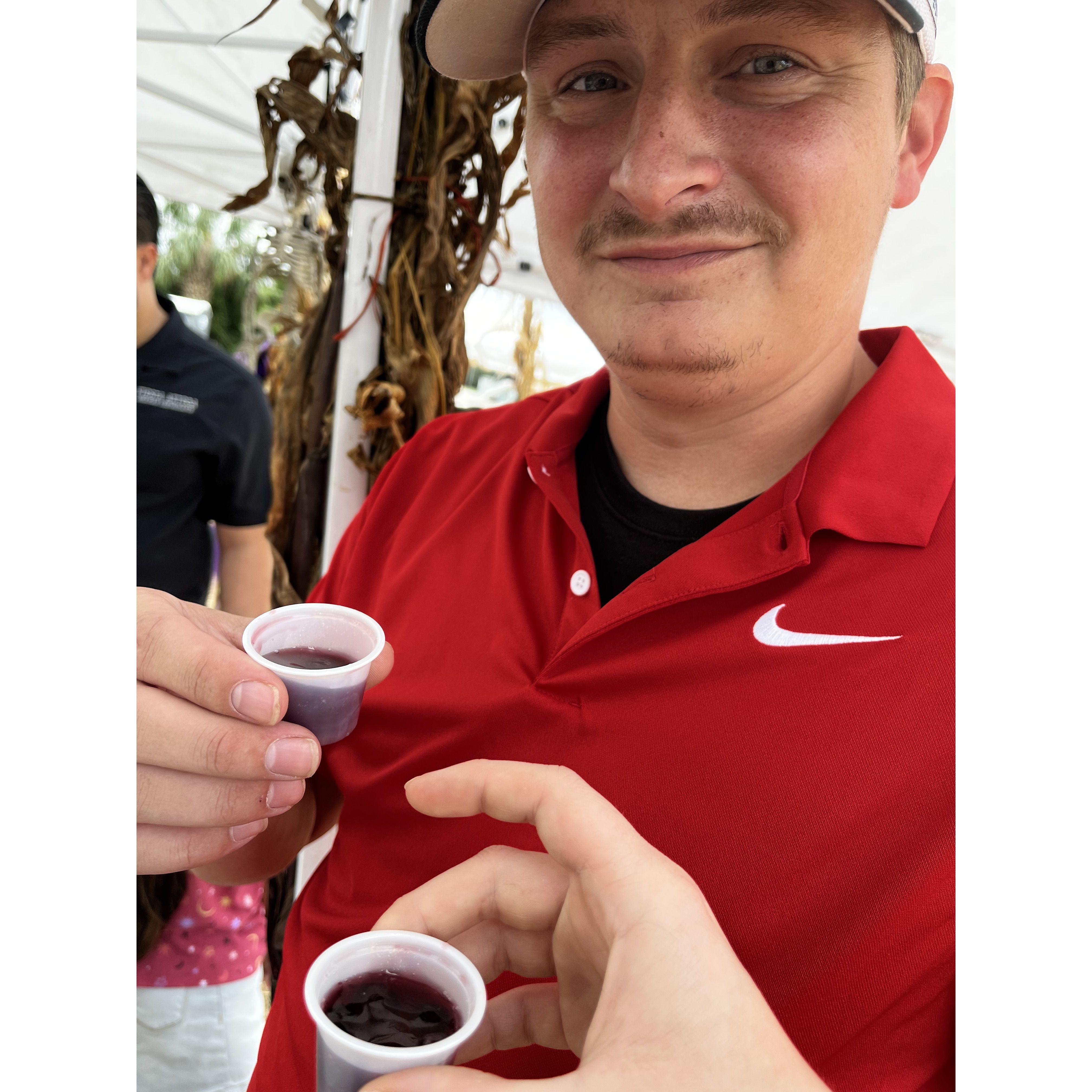 Moonshine to take the edge off
