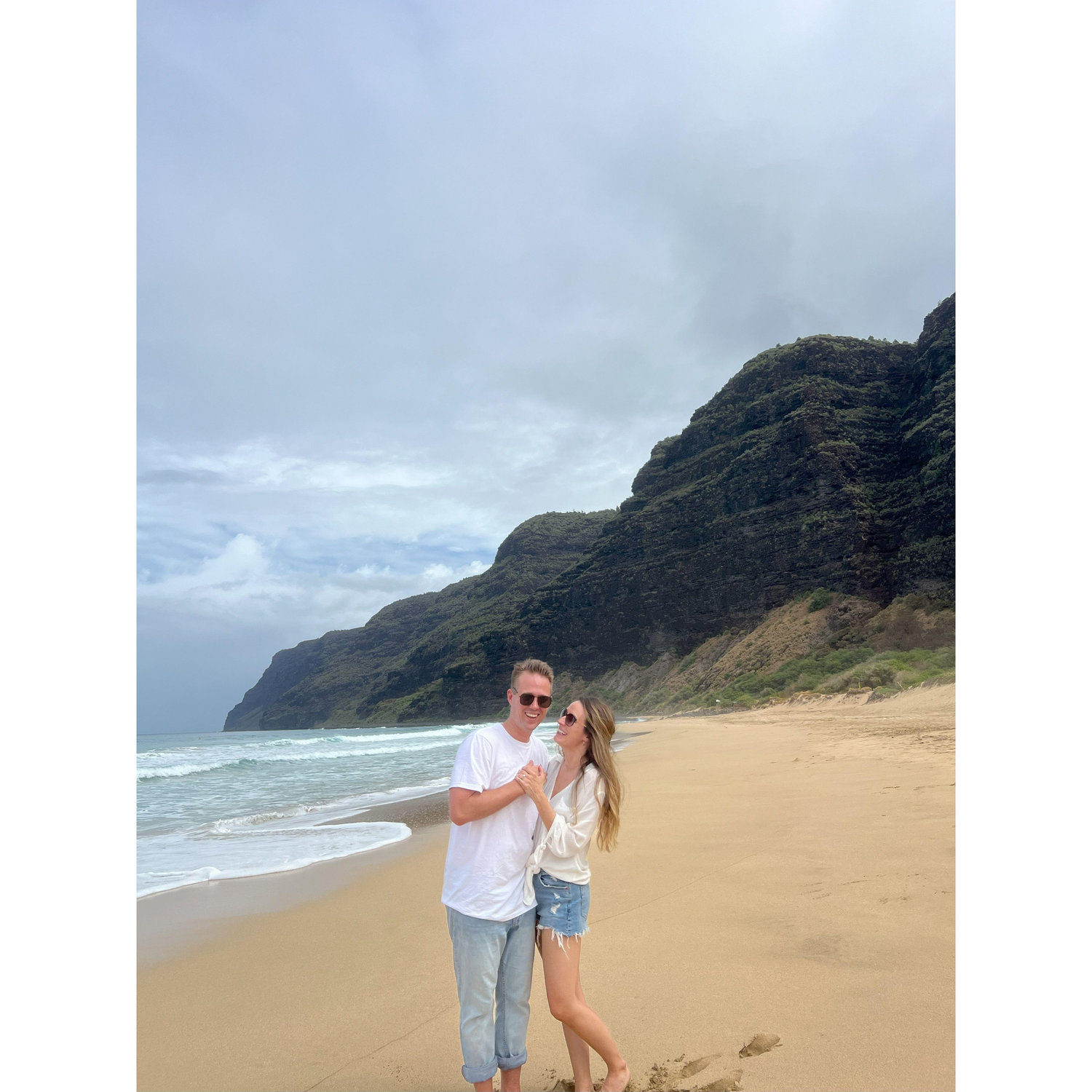 A magical morning at Polihale Beach