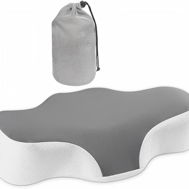 Bespilow Camping Pillow Lightweight,Easy to Carry,Memory Foam Travel Pillow,Cervical Neck Pillow,Backpacking Pillow,Portable Pillow with Travel Storage Bag, Upgraded Alternative to Inflatable Pillows