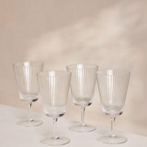 Fluted Wine Glass, Set of Four