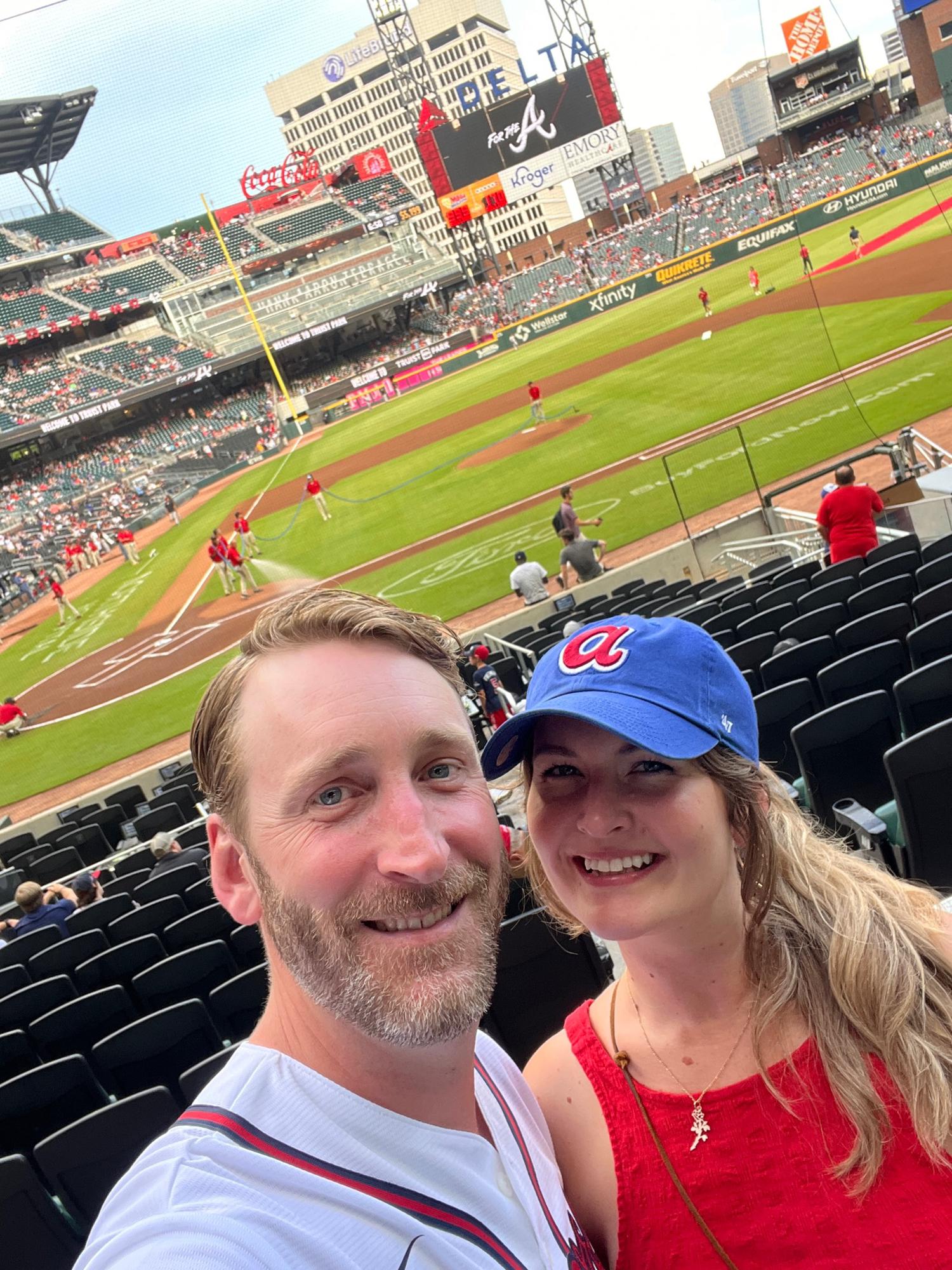 Atlanta Brave’s for Brian’s birthday July 2022