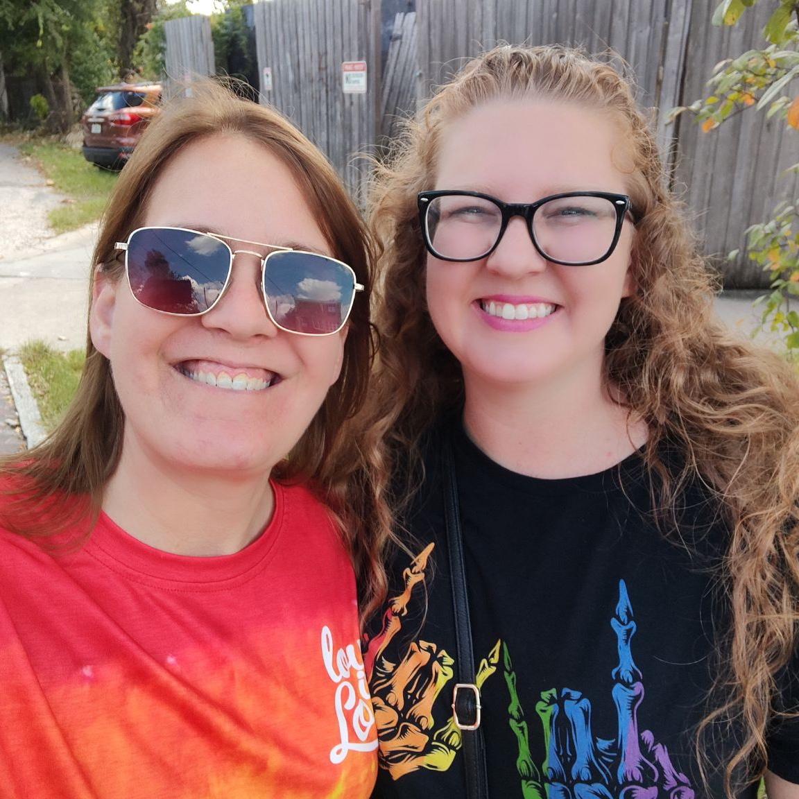 Jennifer's first Pride Parade.
