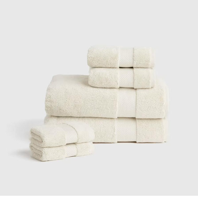 Turkish Ultra Plush Bath Towel Bundle - Ivory