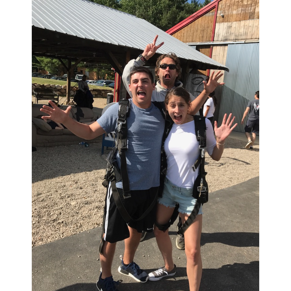 Skydiving surprise for my birthday 2017