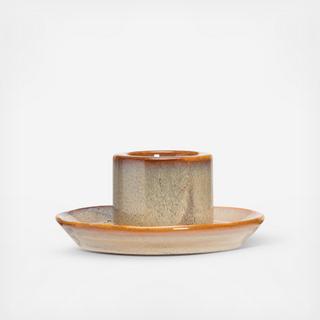 Stoneware Tealight/Taper Holder