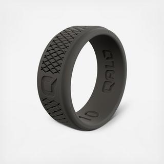 Men's Crosshatch Silicone Ring