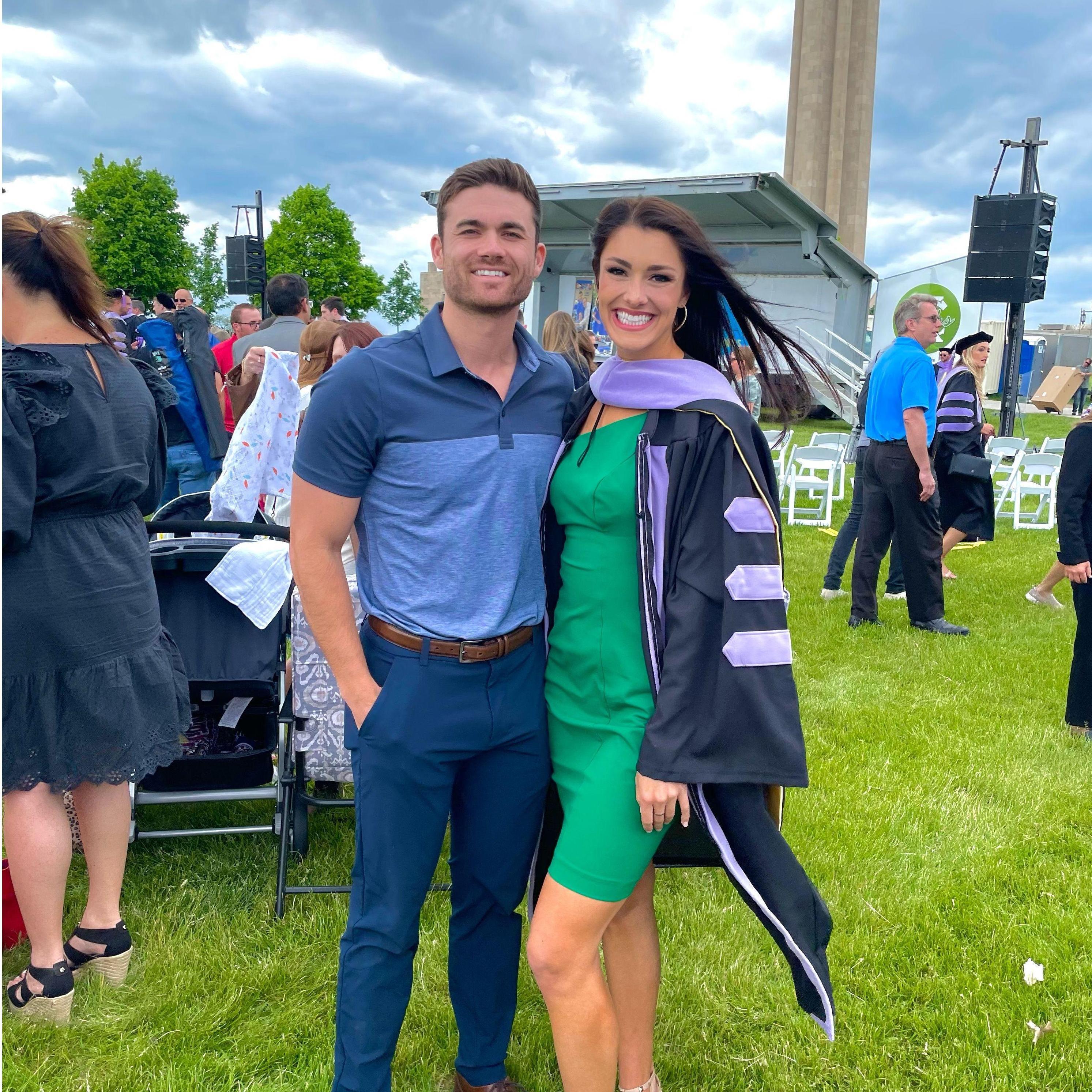 At UMKC Dental School graduation