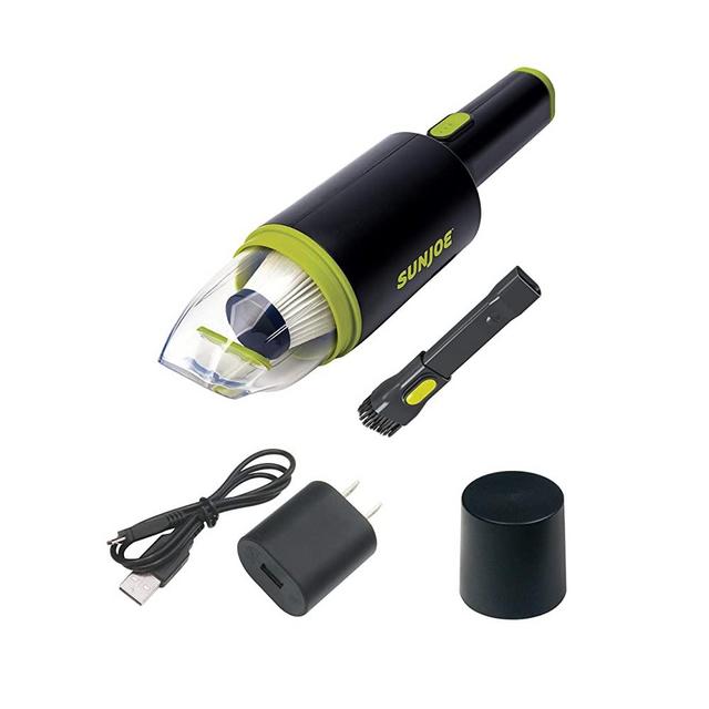 Auto Joe AJV1000 Handheld Cordless Vacuum Cleaner w/Powerful Suction Power, for Home/RVs/Trucks Pets, HEPA Filtration and EZ Clear Collection Bin, USB Rapid Charging Block and Cable Included