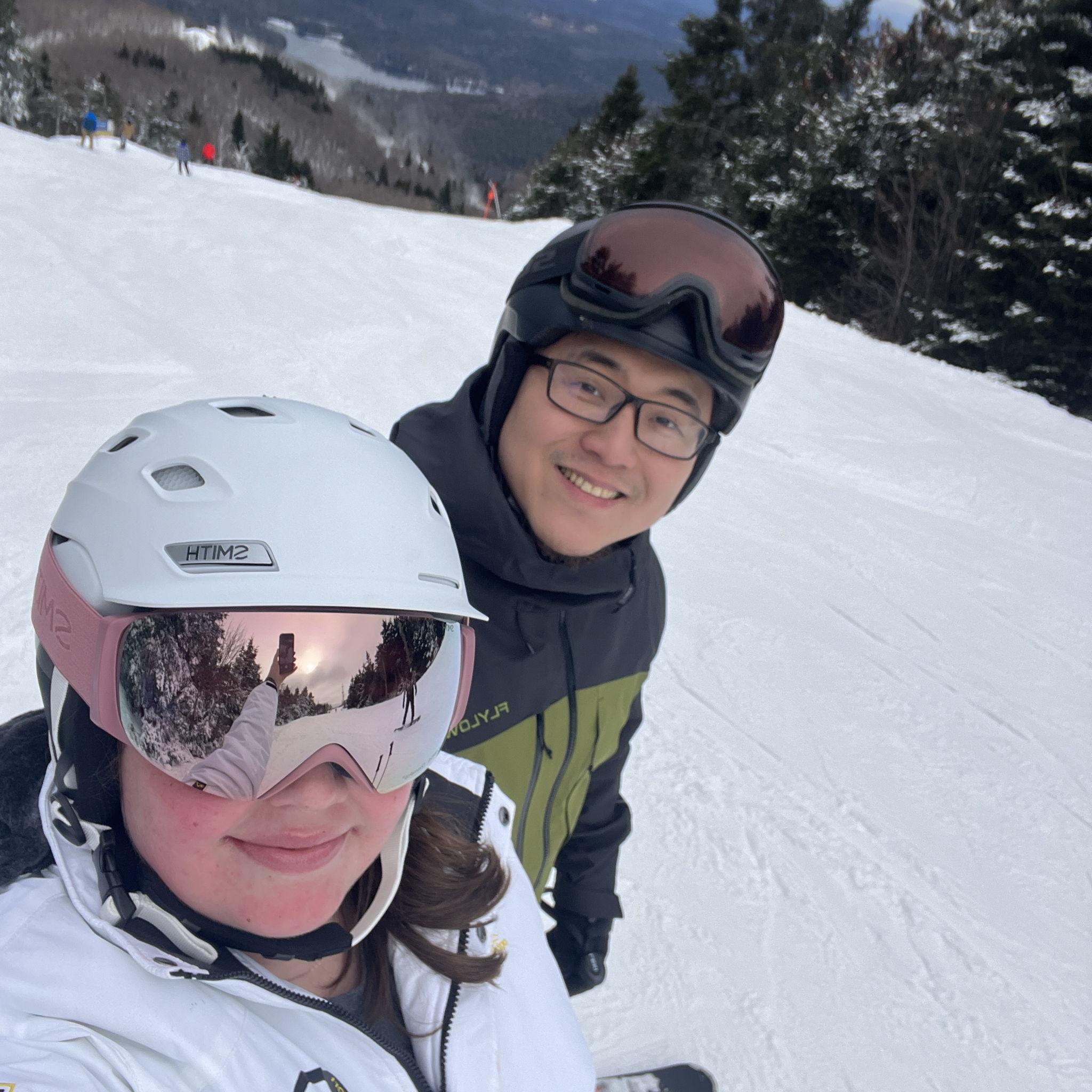 Skiing in New Hampshire!