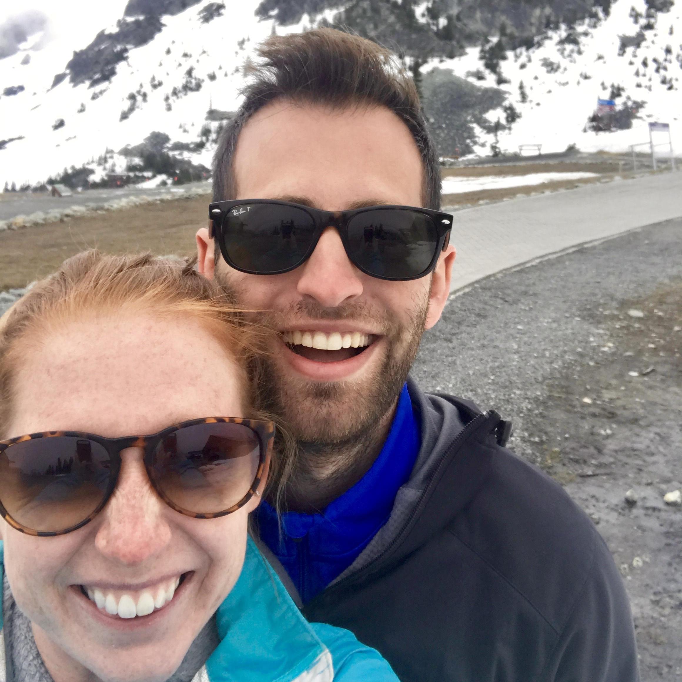 We made a day trip to Whistler, Canada during our vacation! So underdressed for the weather!