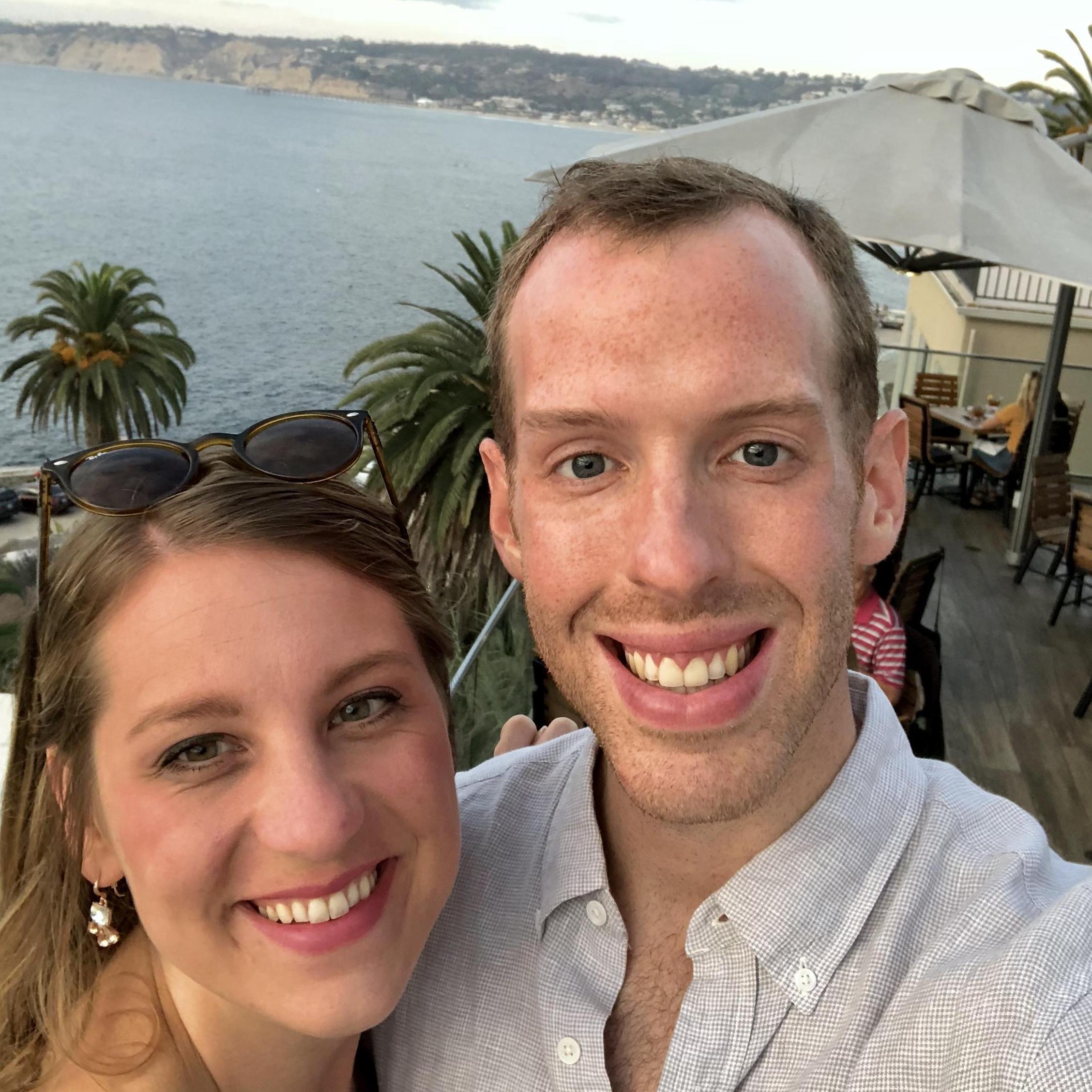 La Jolla beach dinner