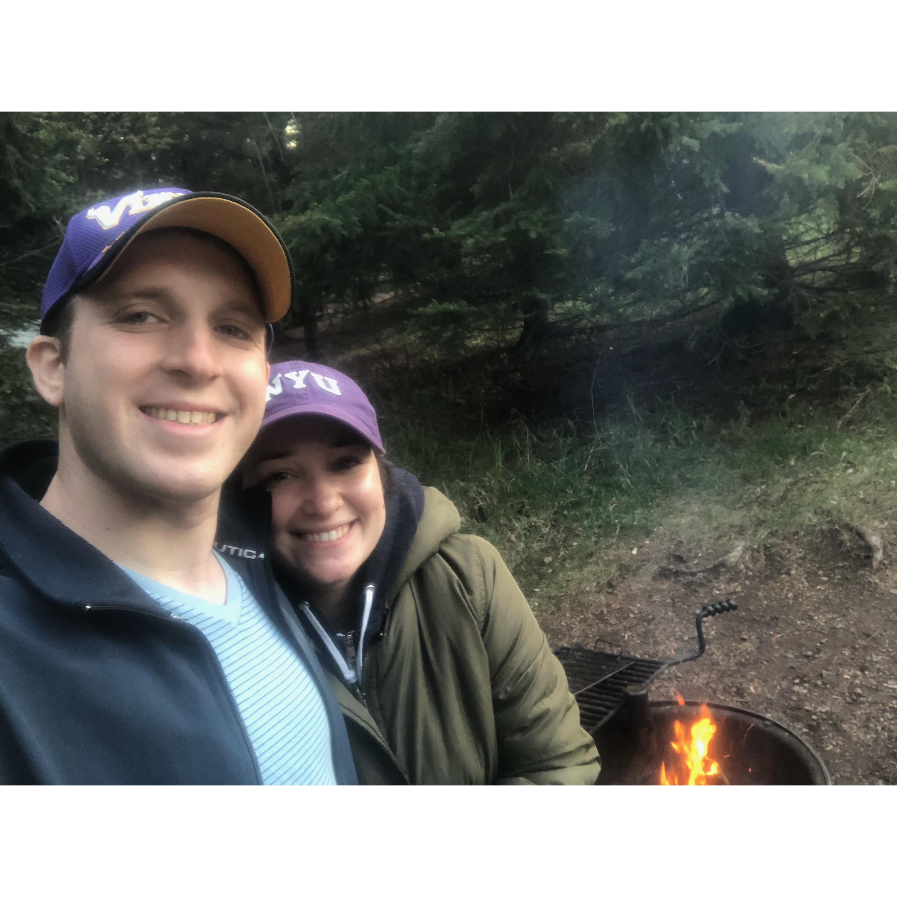 Andrew and Talia like to spend their summers camping and exploring the beautiful wilderness in Minnesota!