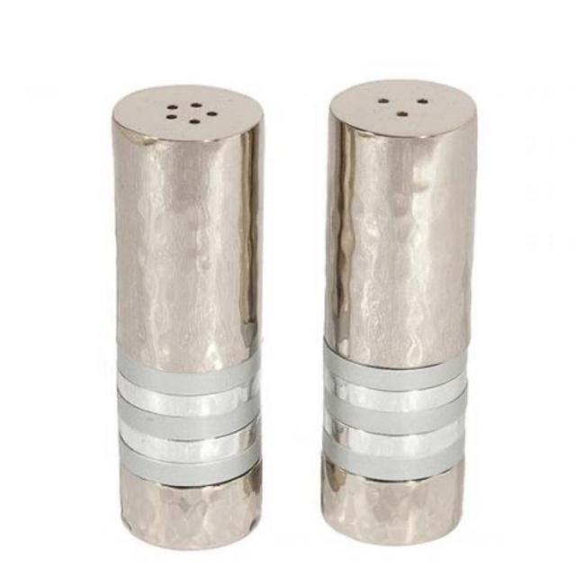 Salt & Pepper Shakers - Rings - Silver