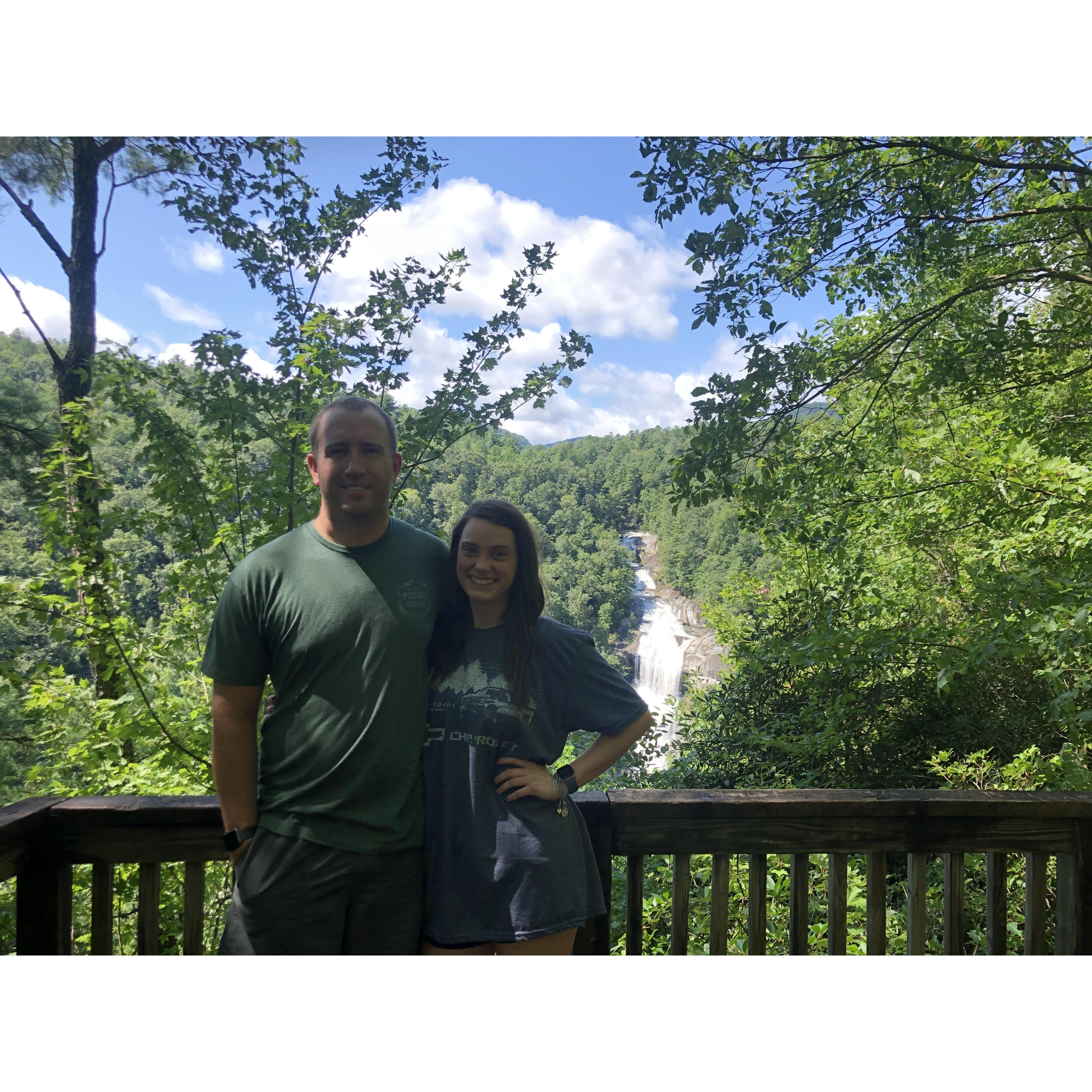 Our last hike as 'boyfriend/girlfriend'!
