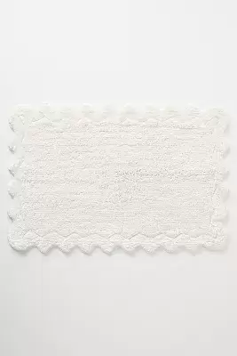 Maeve Scalloped Bath Mat