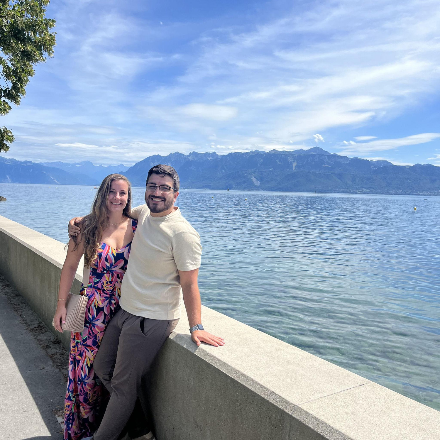 Showing Dallas around Elise's old home Lausanne, Switzerland :)