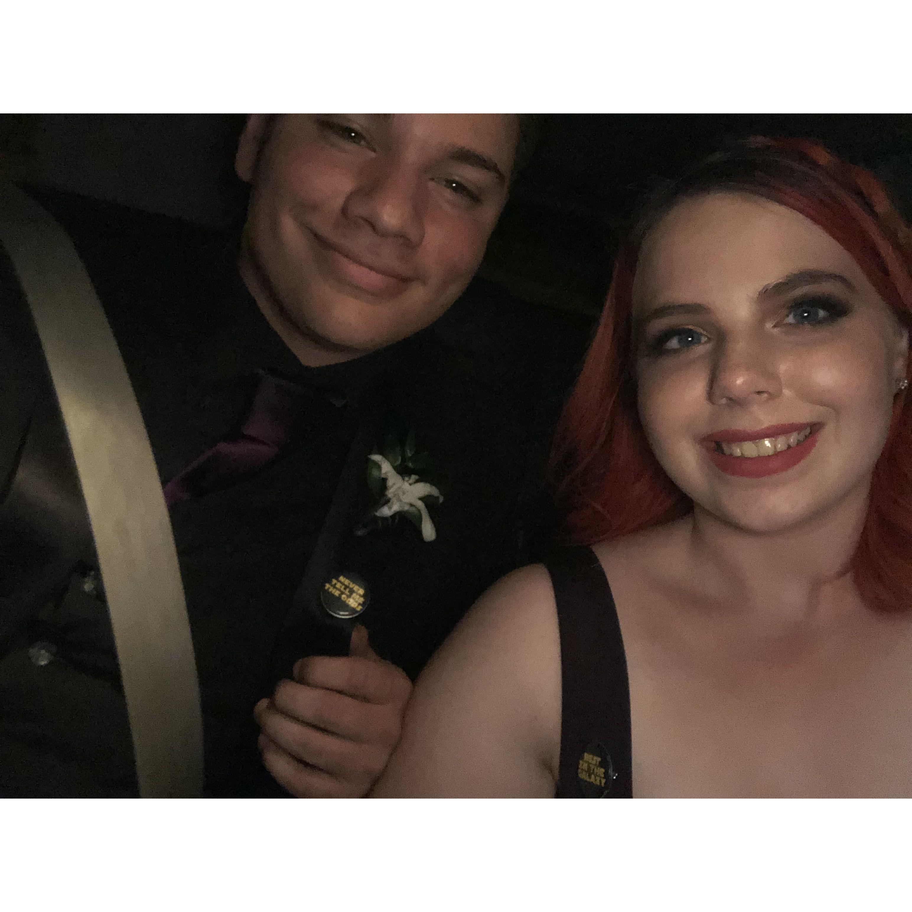 Prom was on May 4th. May the 4th be with you!
