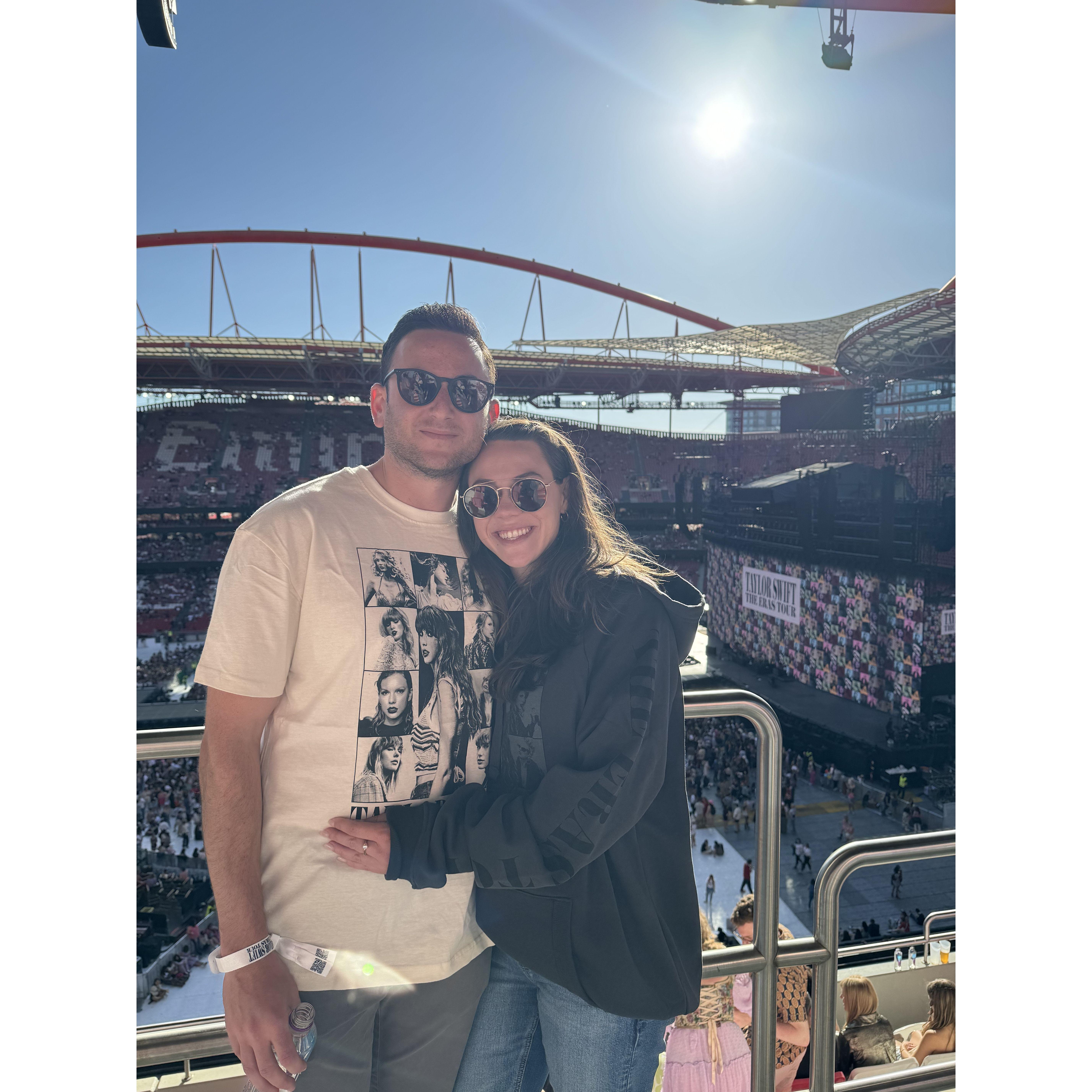 Taylor Swift concert in Lisbon. Tears were shed