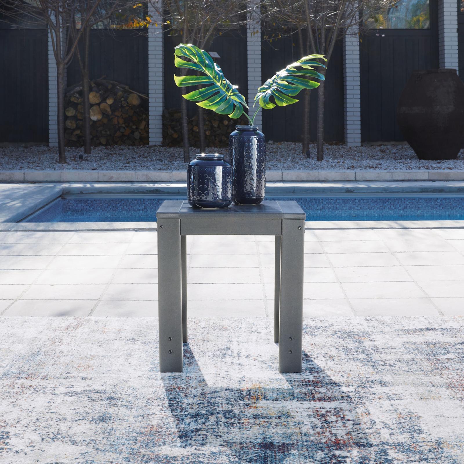 Ashley Furniture, Amora Outdoor End Table Zola