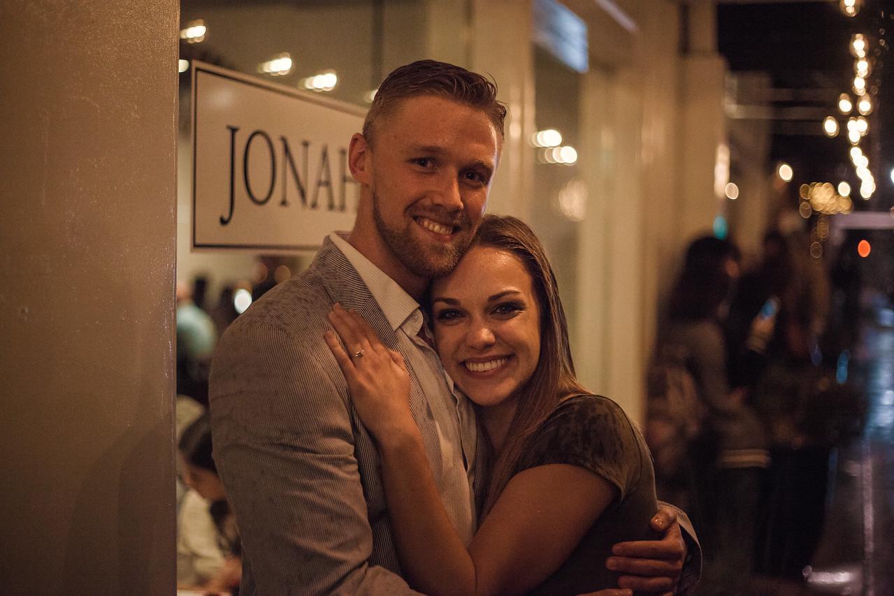 Our engagement at Jonah's in Thomasville, GA