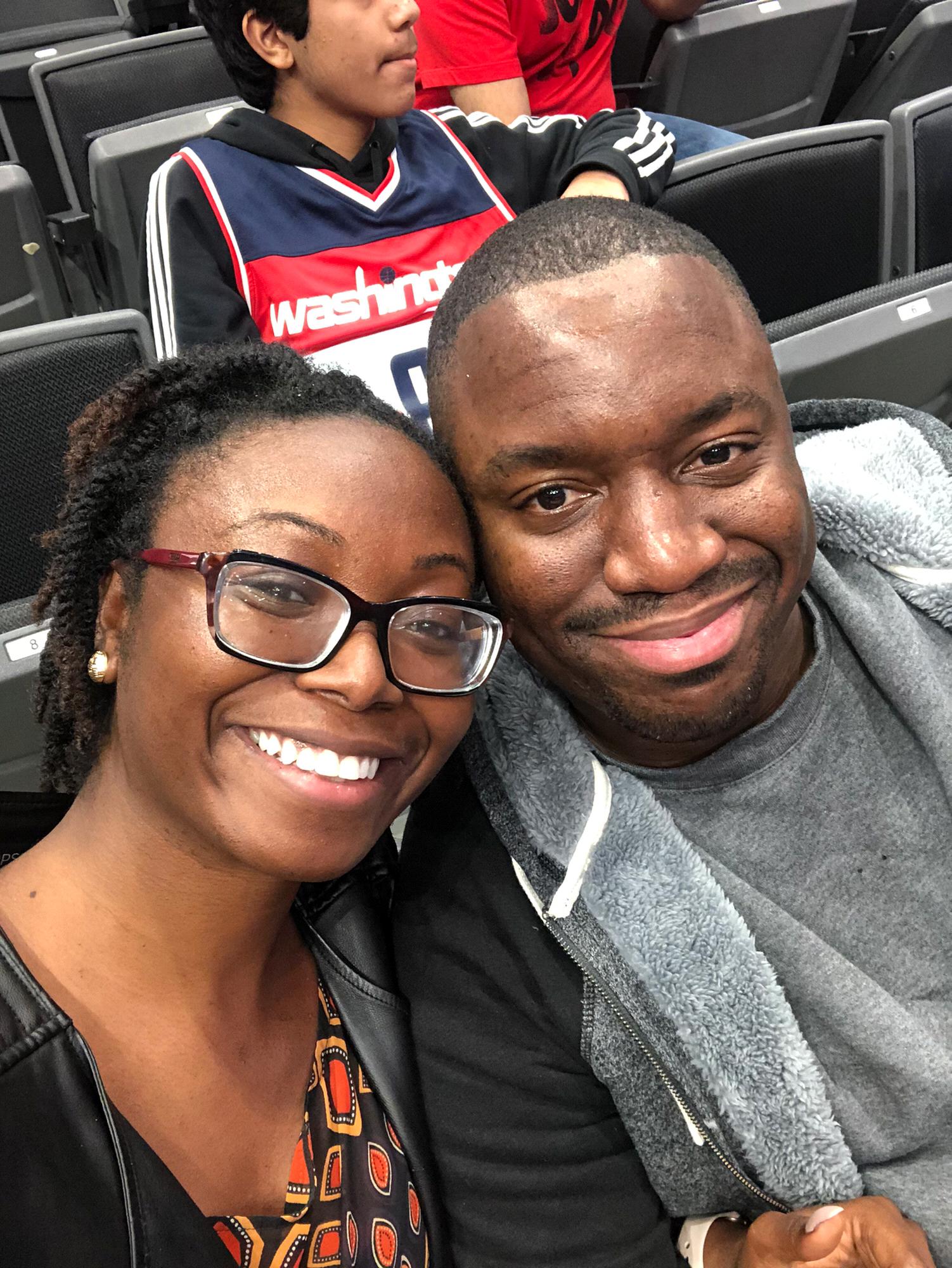 At the Washington Wizards opener vs Houston Rockets