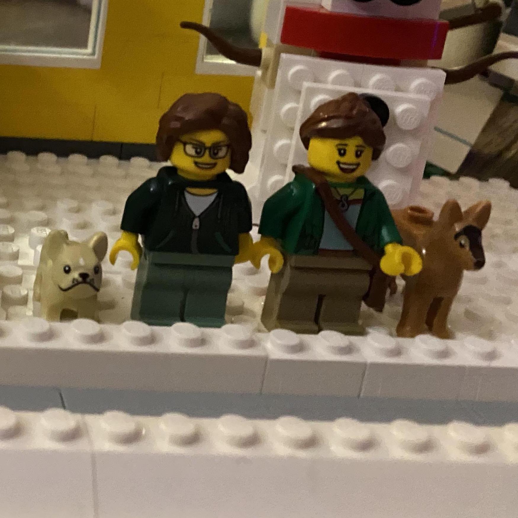That time that Christina made us into minifigures and built a Lego replica of the house.