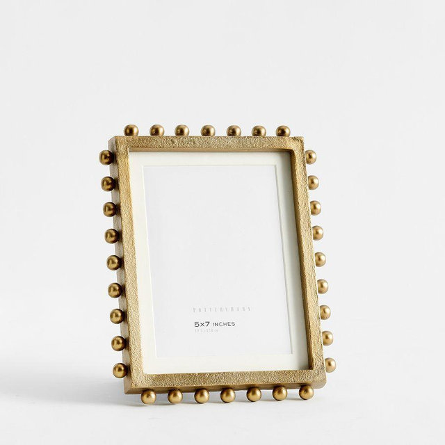Dot Frame Brass 5X7