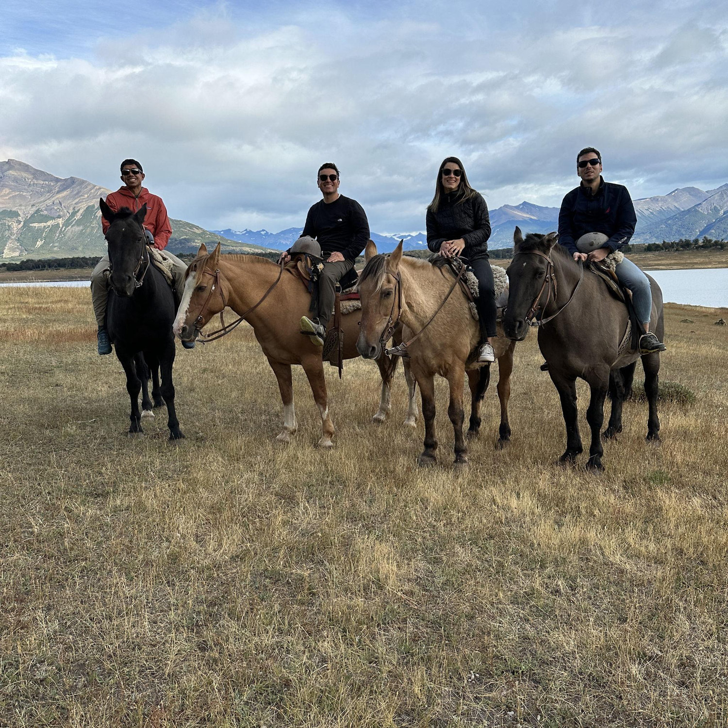 Sebastian and Dan, with Sebastian's family in Patagonia, Argentina.