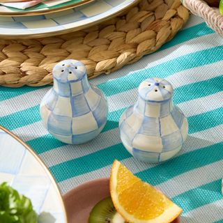 Sky Check Salt & Pepper Shaker