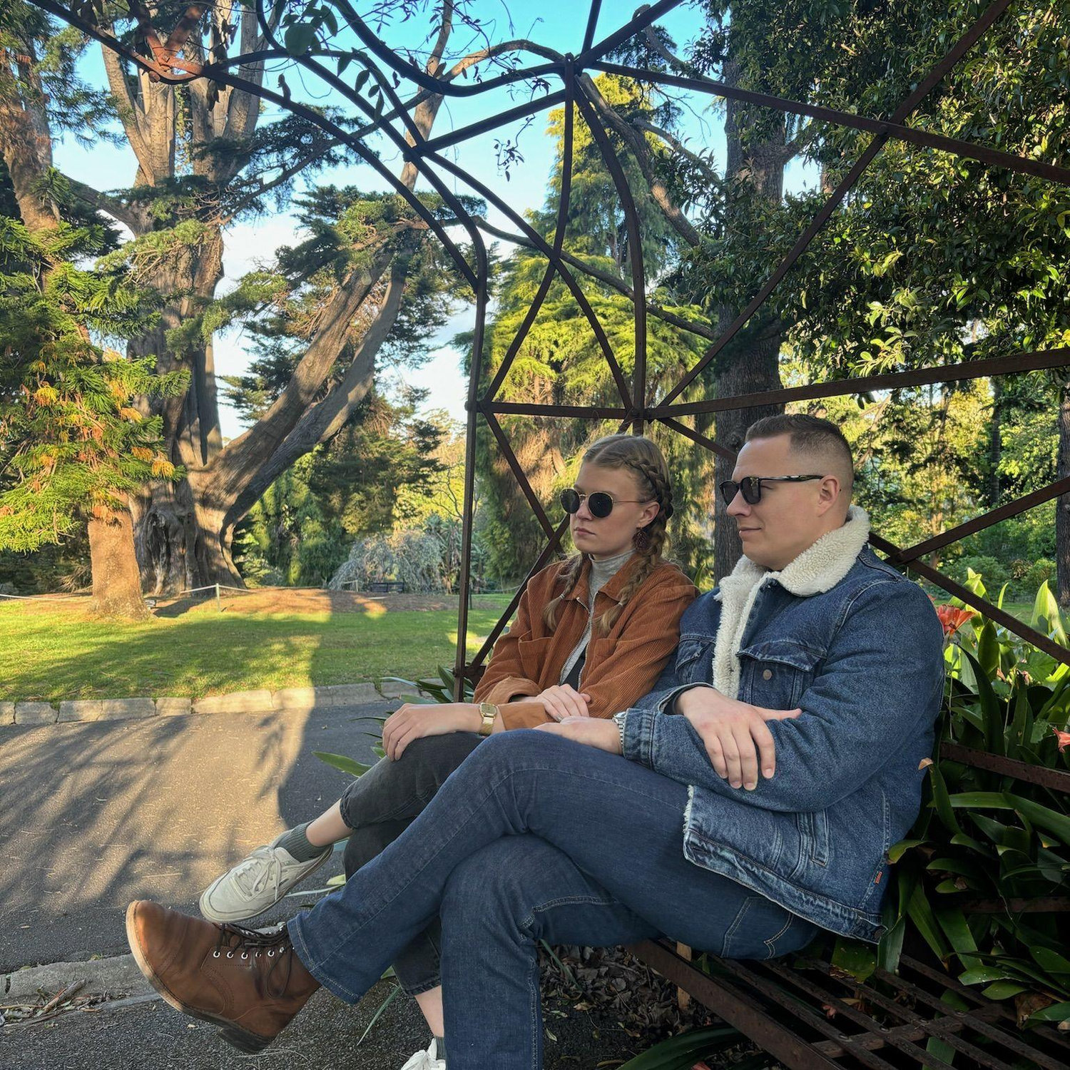 Our second work trip, to Australia for another conference! We took this because we knew we looked cool.