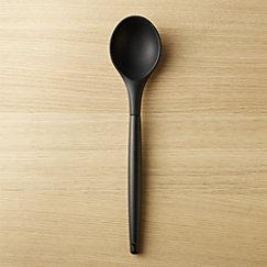 Black Silicone Spoon