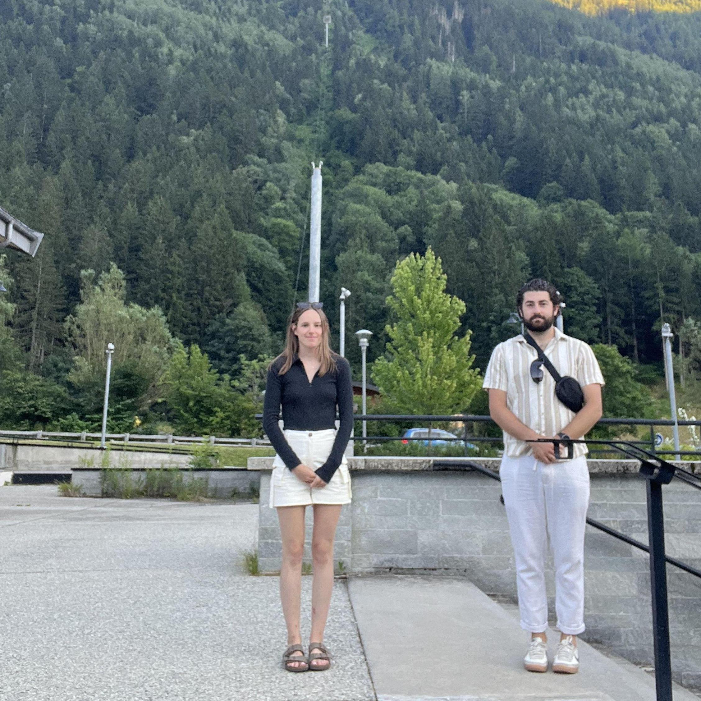 Wes Anderson style in Chamonix, France