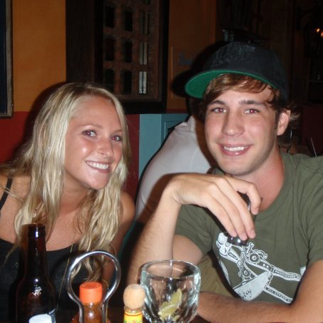 Our first picture together! Also one of the first times we hung out (Cam's birthday 2009)
