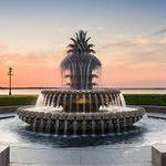 Waterfront Park and the Pineapple Fountain