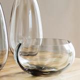 Bolla Glass Pleated Centerpiece Bowl