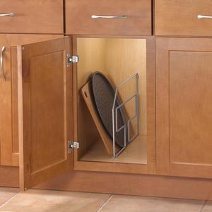 Knape & Vogt 0.9375-in W x 12-in H Metal Pull Out Cabinet Bakeware Organizer