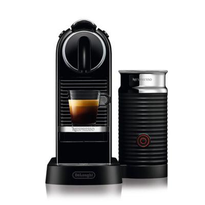 Nespresso® by Delonghi CitiZ Espresso Maker Bundle with Aeroccino Frother in Black