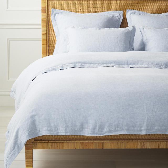Serena & Lily: Cavallo Linen Duvet Cover King in White