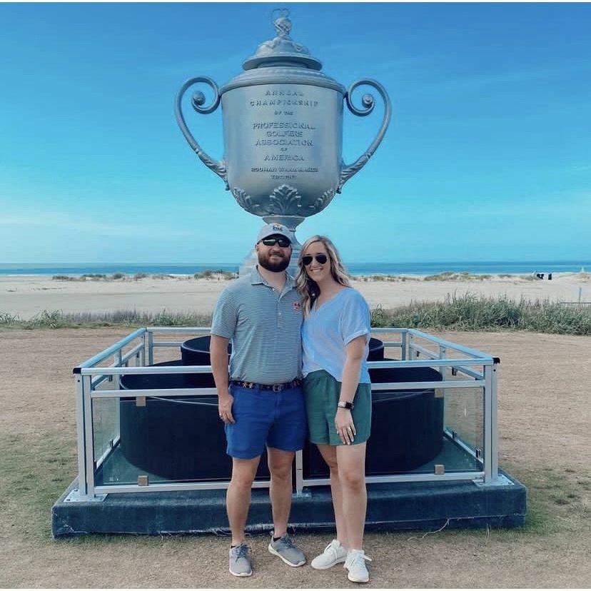 Cole took me and my parents to the PGA 